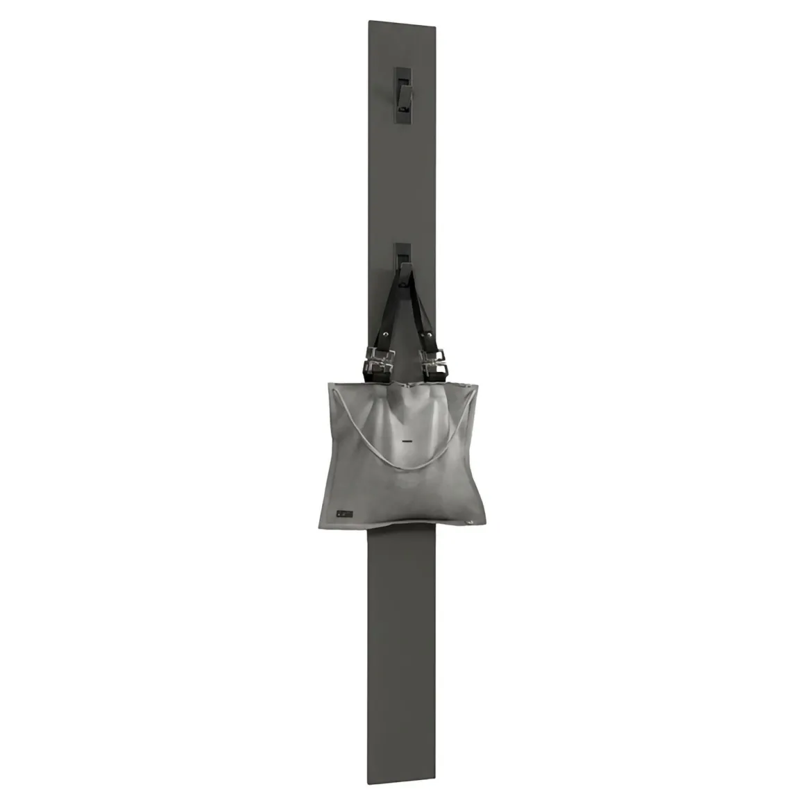 Attaccapanni > Dmora Mensola porta abiti 63x14h cm 5 posti quercia - Beryl Nero Antracite, Marrone Quercia