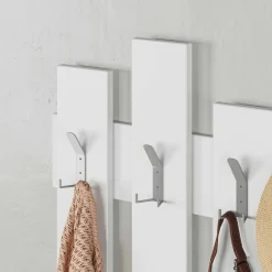 Mobile appendiabiti 64x79h cm 8 posti bianco - Astratto