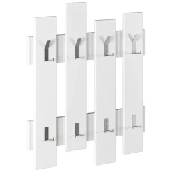 Mobile appendiabiti 64x79h cm 8 posti bianco - Astratto