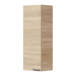 Bagno|Lavanderia > Dmora Mobile colonna bagno 30x85h cm rovere - Alcott Marrone Rovere
