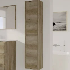 Mobile colonna sospeso 2 ante 30x140h cm quercia - Aladin