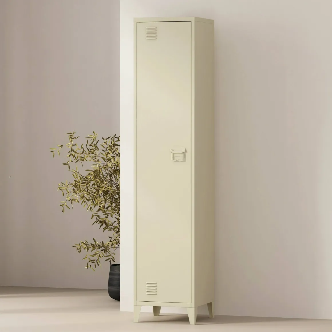 Mobile colonna 38x180h cm panna - Soleto