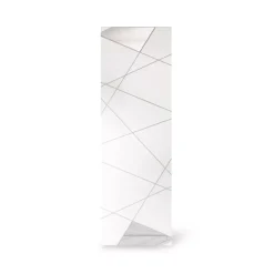Mobili Da Ingresso > Dmora Mobile da Ingresso Bianco Lucido Bianco Appendiabiti 6 Paia 78x31x186.5h cm, 2 Ripiani - Medolla Bianco, Bianco Lucido