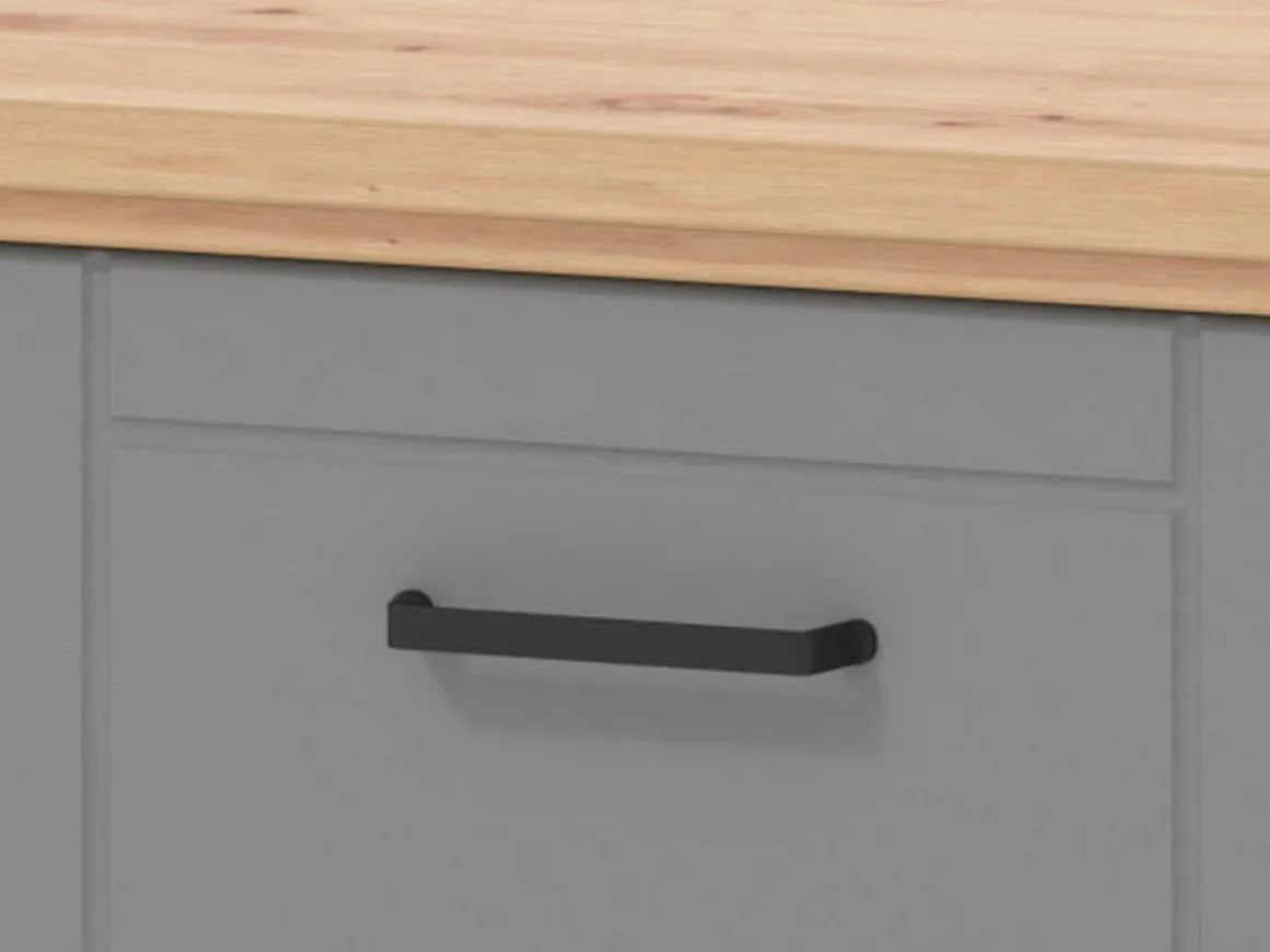 Mobile da Ingresso Grigio Marrone Rovere un Ripiano 2 Ante 103.5x41x47.5h cm, 2 Vani - Menfi