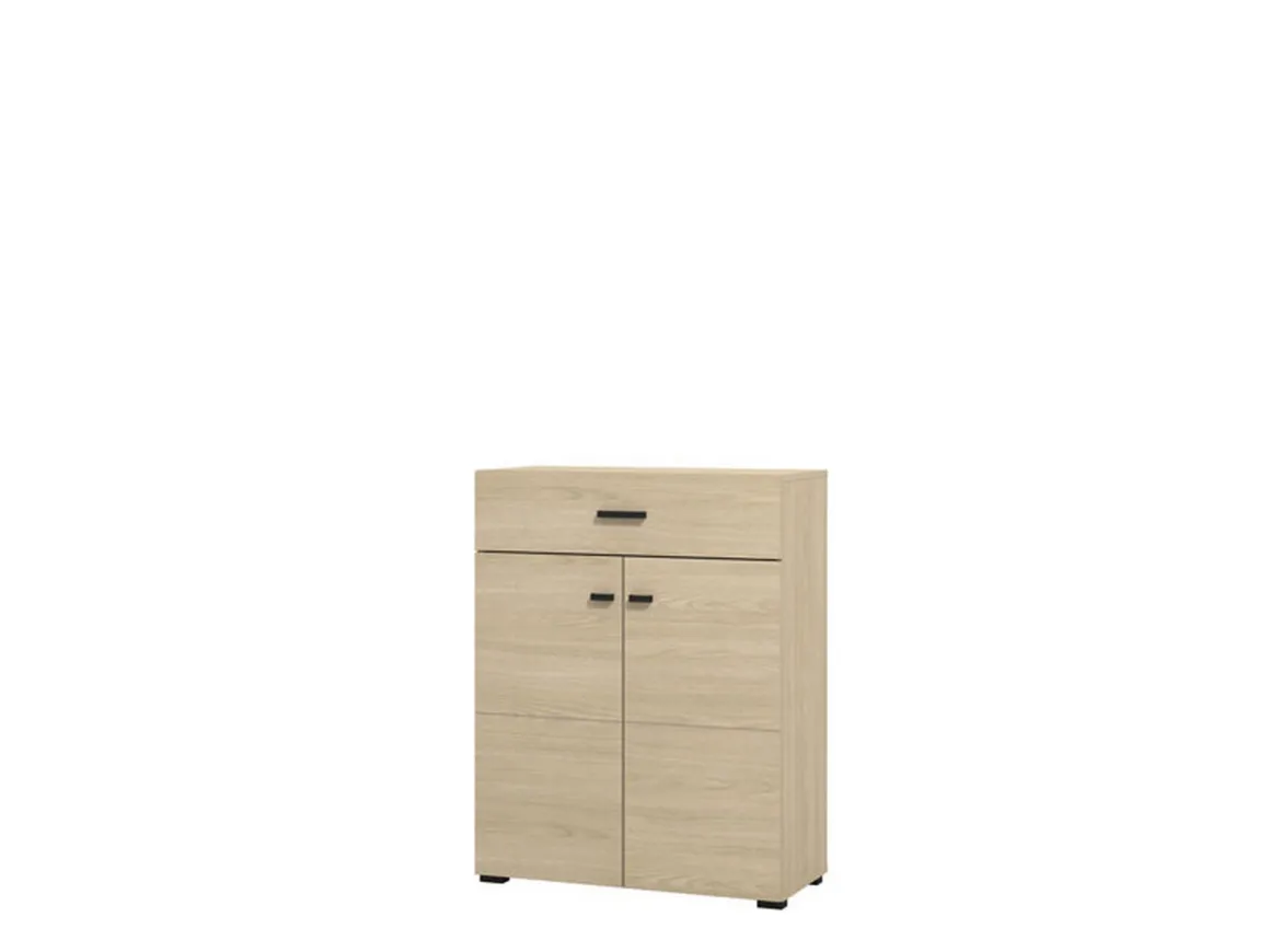 Mobili Da Ingresso > Dmora Mobile da Ingresso Marrone Rovere Grigio Specchio Incluso 4 Ripiani 100x29x191.5h cm, Appendiabiti - Tonengo Grigio, Marrone Rovere