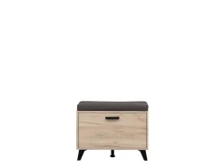 Mobili Da Ingresso > Dmora Mobile da Ingresso Marrone Rovere Nodi Beige 6 Paia 7 Ripiani 74x33x183h cm, Appendiabiti - Formigaro Beige, Marrone Rovere Nodi
