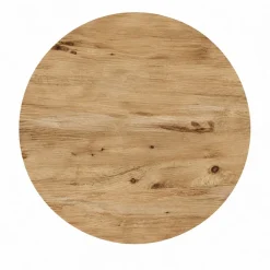 Mobili Da Ingresso > Dmora Mobile da Ingresso Marrone Rovere Nodi Nero Specchio Incluso 7 Ripiani 134.5x34.5x192.5h cm, Appendiabiti - Pandino Nero, Marrone Rovere Nodi