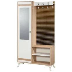 Mobili Da Ingresso|Ingresso > Dmora Mobile da ingresso quercia 90x194h cm - Savina Marrone Quercia