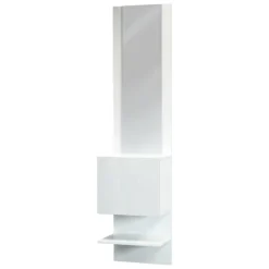 Mobili Da Ingresso|Ingresso > Dmora Mobile ingresso da parete 45x190h cm - Ivana Bianco