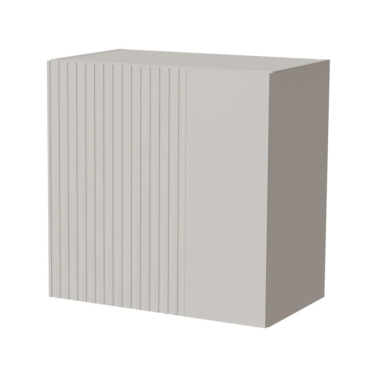 Mobili Pensili > Dmora Mobile Pensile un Ripiano Modulabile 49.9x50h cm, Apertura Push Pull - Fonteno Beige