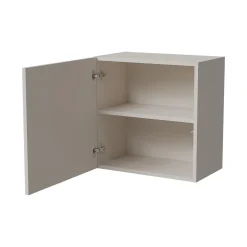 Mobili Pensili > Dmora Mobile Pensile un Ripiano Modulabile 49.9x50h cm, Apertura Push Pull - Fonteno Beige