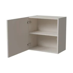 Mobile Pensile Beige un Ripiano Modulabile 49.9x50h cm, Apertura Push Pull - Sparone