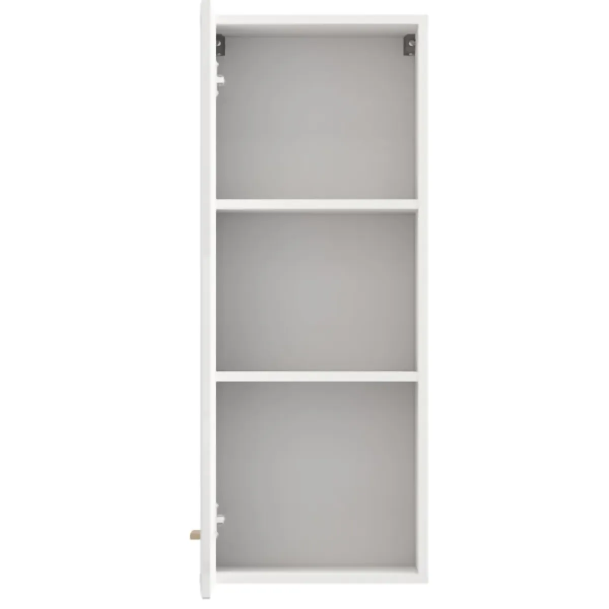 Mobili Pensili > Dmora Mobile Pensile Bianco Opaco Marrone Rovere 2 Ripiani Un'anta 39x96h cm, 3 Vani - Fresis Marrone Rovere, Bianco Opaco