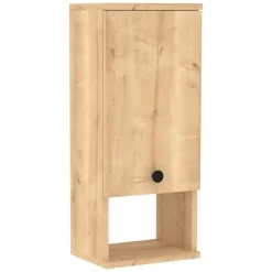 Mensola Bagno|Mobili Pensili > Dmora Mobile Pensile Marrone Rovere Bianco 4 Ante 2 Vani 120x47h cm, Apertura Battente - Rusco Bianco, Marrone Rovere