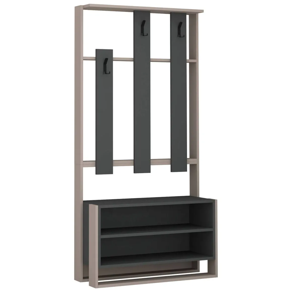 Mobili Da Ingresso|Ingresso > Dmora Mobile per ingresso da parete 50x190h cm - Maura Bianco