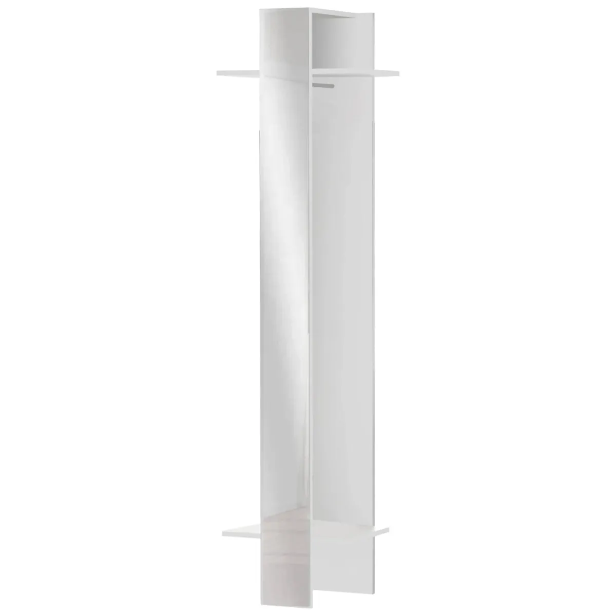Mobili Da Ingresso|Ingresso > Dmora Mobile per ingresso da parete 50x190h cm - Maura Bianco