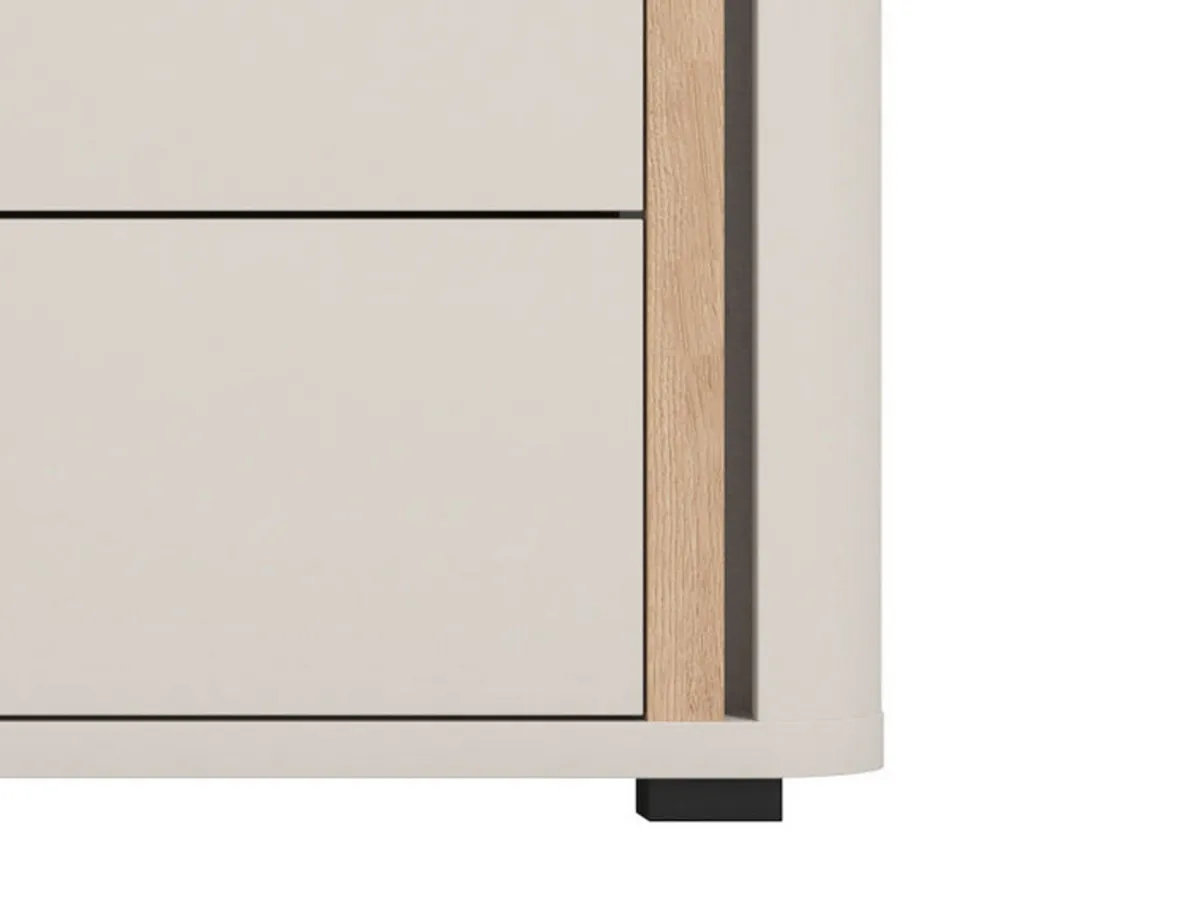 Mobili Porta Tv > Dmora Mobile Porta tv Beige Marrone 4 Cassetti un Ripiano 176.5x40x52h cm, Apertura Scorrevole - Terenzo Marrone, Beige