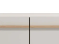 Mobili Porta Tv > Dmora Mobile Porta tv Beige Marrone Rovere un Ripiano 2 Ante 154x41.5x32h cm, 2 Vani - Carcare Marrone, Beige Rovere