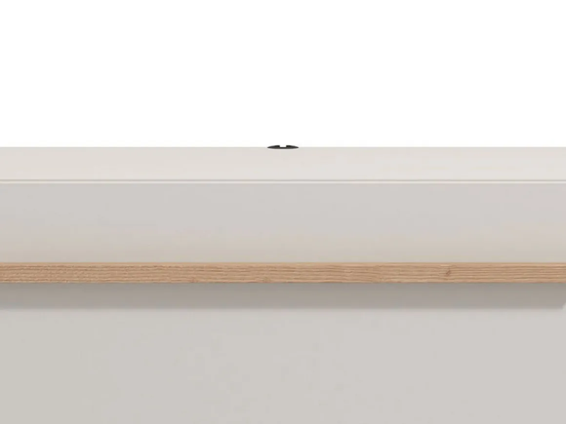 Mobile Porta tv Beige Marrone Rovere un Ripiano 3 Ante 192x41.5x32h cm, 3 Vani - Paitone