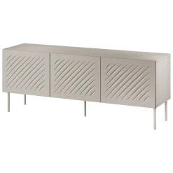 Mobile Porta tv Beige un Ripiano 3 Vani 150.5x42x60h cm, 3 Ante - Termoli