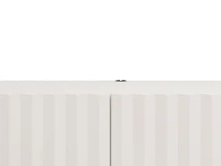 Mobili Porta Tv > Dmora Mobile Porta tv Bianco Crema Beige un Ripiano 2 Ante 128x42x32h cm, 2 Vani - Vetto Beige, Bianco Crema