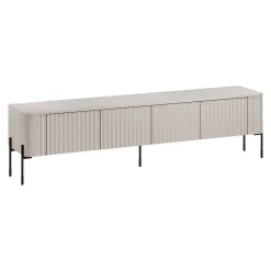 Mobili Porta Tv > Dmora Mobile porta TV Brembana, 190x40 h50 cm, Beige Beige Cashmere