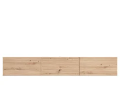 Mobile Porta tv Marrone Rovere Nodi un Ripiano 3 Ante 192x41.5x32h cm, Anta Effetto Rigato - Melazzo