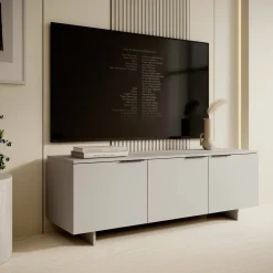 Mobili Porta Tv > Dmora Mobile porta TV Matenano, 150x42 h55 cm, Beige Beige Cashmere