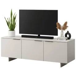 Mobili Porta Tv > Dmora Mobile porta TV Matenano, 150x42 h55 cm, Beige Beige Cashmere