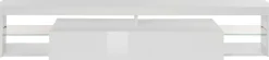 Mobile porta TV Meti, 200x40h35 cm, Bianco lucido