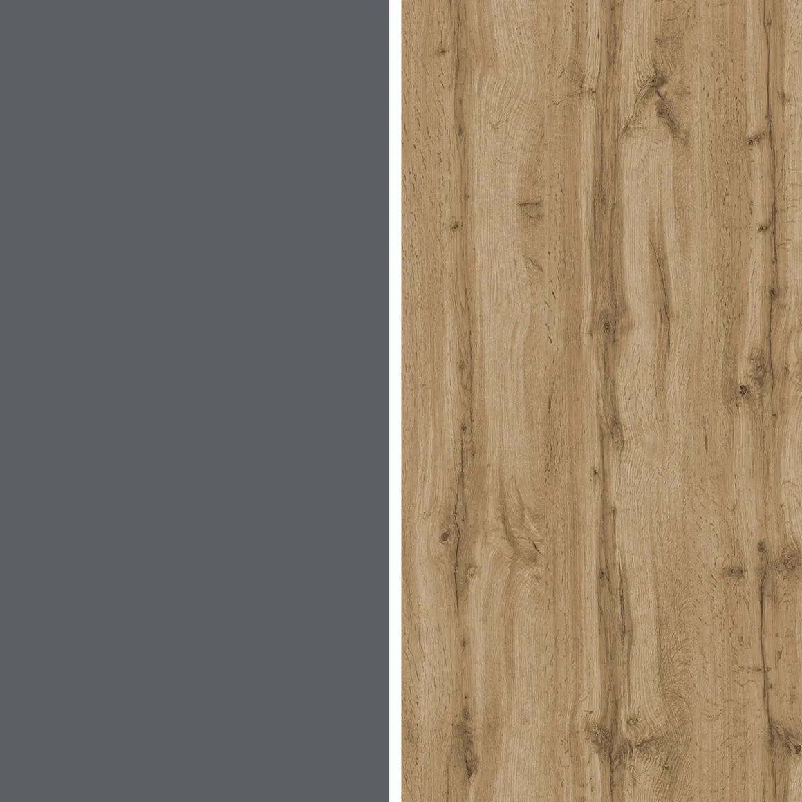 Mobile Porta tv Nero Antracite Marrone Rovere 3 Ripiani 3 Ante 200x35x30h cm, 4 Vani Made in Italy - Oxanna