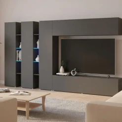 Mobile salotto smart 340cm antracite - Carretto