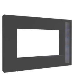 Mobile soggiorno smart 260cm antracite - Alatri