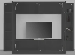 Mobile soggiorno smart 260cm antracite - Alatri