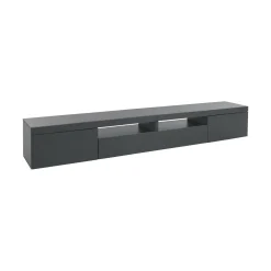 Mobile TV antracite 240x40x35h cm 3 ante - Animali