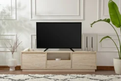 Mobile TV beige 160x29x42h cm 3 ante - Morrigan