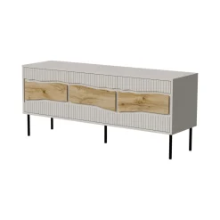 Mobile TV beige 143x40x61h cm 3 ante - Novoli