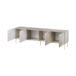 Mobile TV beige 200x42x60h cm 4 ante - Sospiro