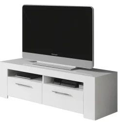Salotto > Dmora Mobile TV 120x42x40h cm 2 ante - Sparaxis Bianco Lucido