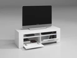 Salotto > Dmora Mobile TV 120x42x40h cm 2 ante - Sparaxis Bianco Lucido