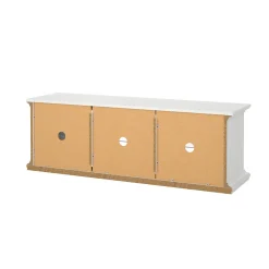 Mobili Porta Tv > Dmora Mobile TV 149x41x50h cm 2 ante - Damrey Bianco