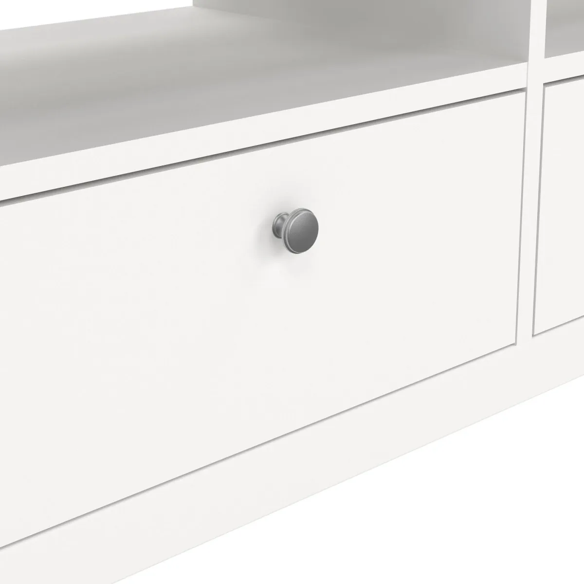 Mobili Porta Tv > Dmora Mobile TV 151x38x54h cm in legno - Astana Bianco
