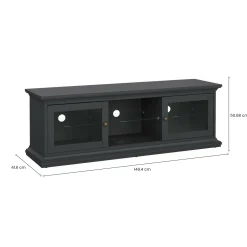 Mobili Porta Tv > Dmora Mobile TV 149x41x50h cm 2 ante - Damrey Grigio