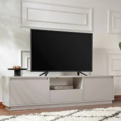Mobile TV grigio 160x29x42h cm 3 ante - Morrigan