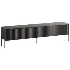 Mobile TV nero 190x39x50h cm 4 ante - Brembana