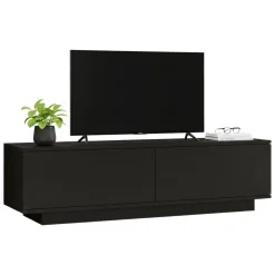 Mobile TV nero 140x35x38h cm 2 ante - Goro