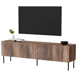 Mobile TV noce 190x40x58h cm 4 ante - Marea