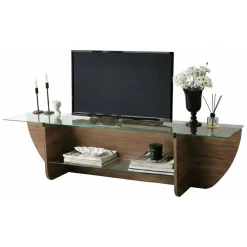 Mobile TV noce 158x35x40h cm in legno - Kasuga
