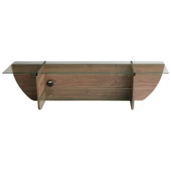 Mobile TV noce 158x35x40h cm in legno - Kasuga