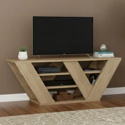 Mobile TV quercia 110x30x40h cm in legno - Amazzonite